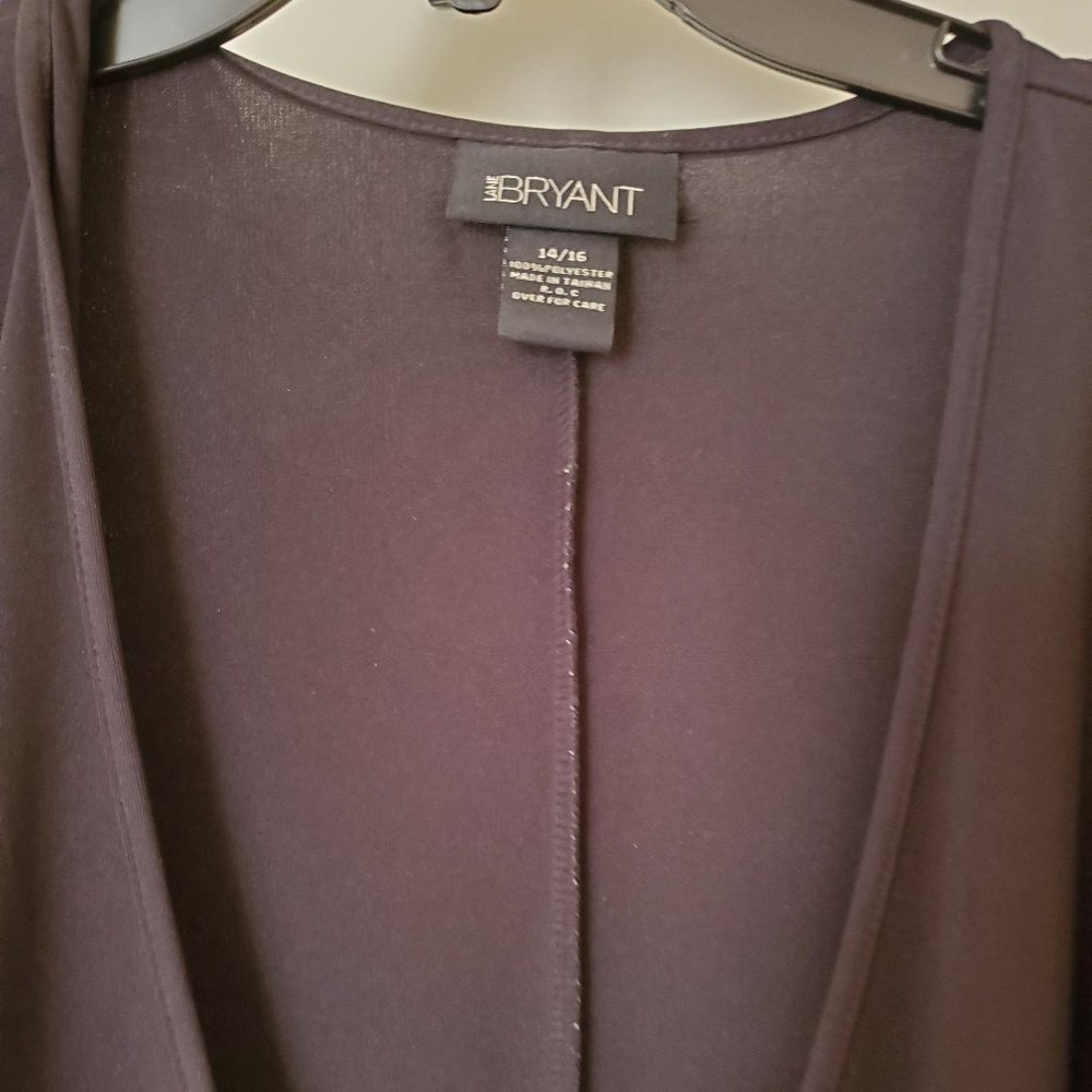 Black Wrap Dress - Picture 2 of 2